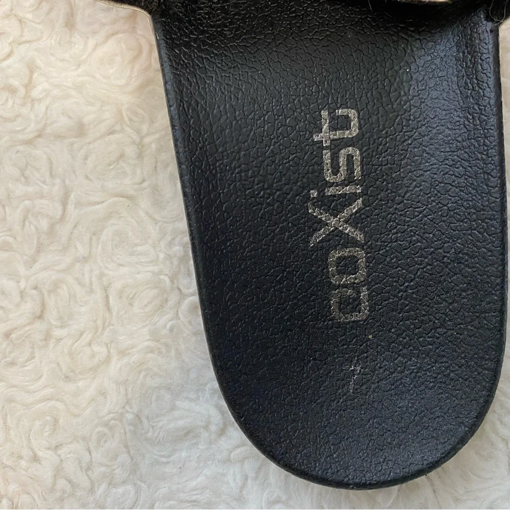 Slides women metallic rose gold size 7 - Picture 6 of 7